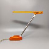 1990s Orange Table Lamp "Microlight" by Ernesto Gismondi for Artemide. Made in Italy