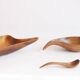 Bols en bois, lot de trois
