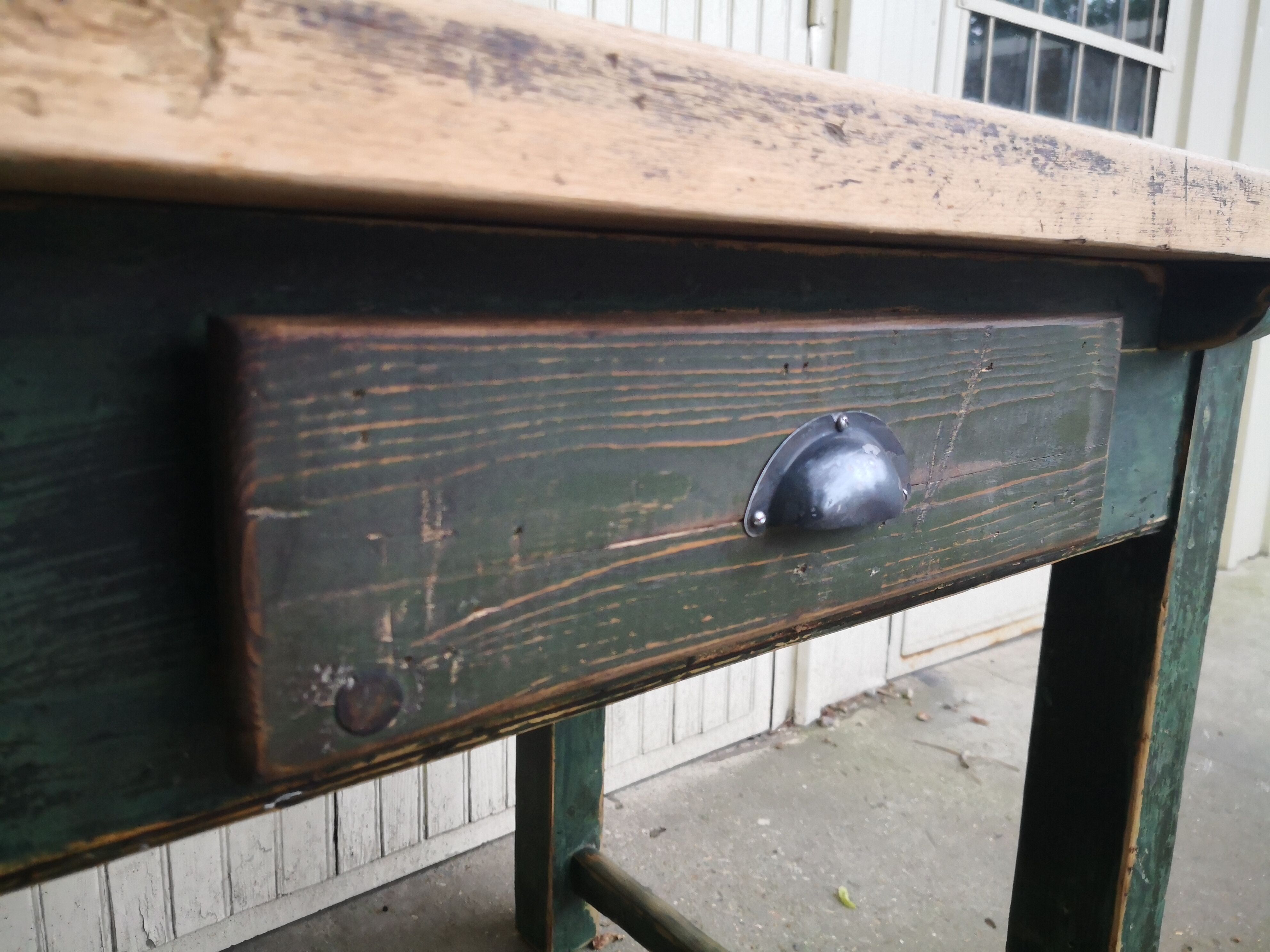 Vintage farmhouse table 1,50m, old