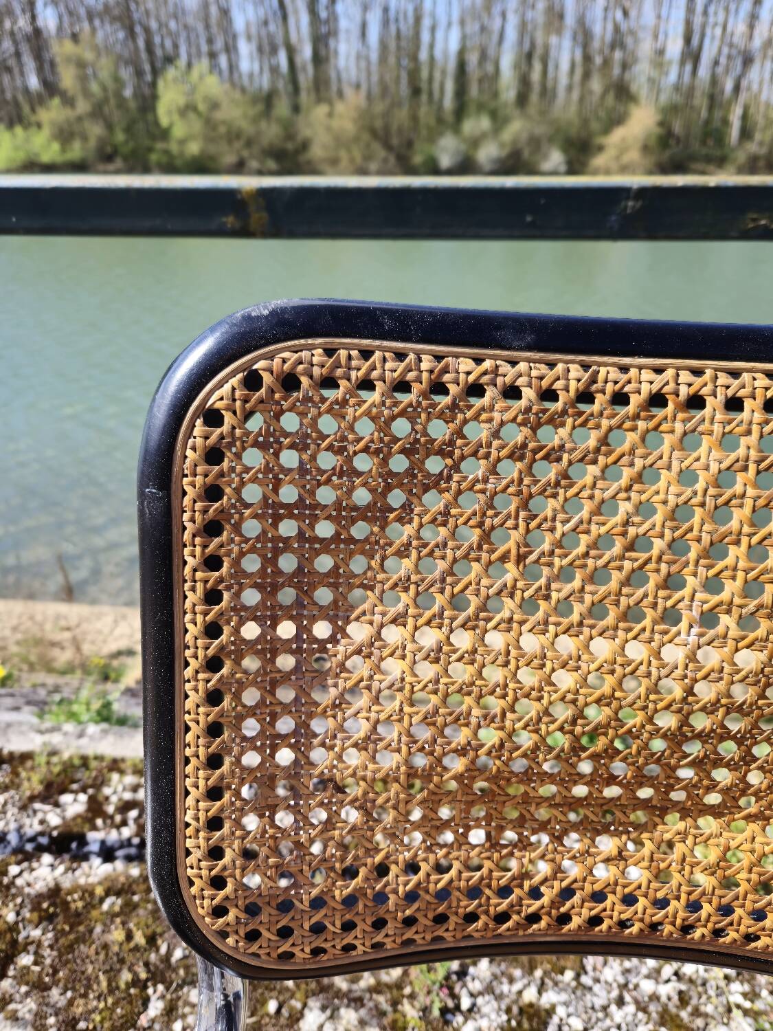 Marcel Breuer B32 chair in original canework