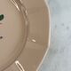Presentation plate Sarreguemines and Digoin hand-painted