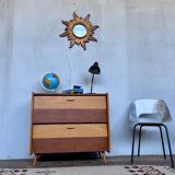 Two-color shoe furniture from the 50s with compass feet