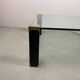 Hollywood Regency Mid-century Design Peter Ghyczy Glass & Brass.