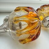 Pair of N Leuchten Wall Sconces Bubble Glass