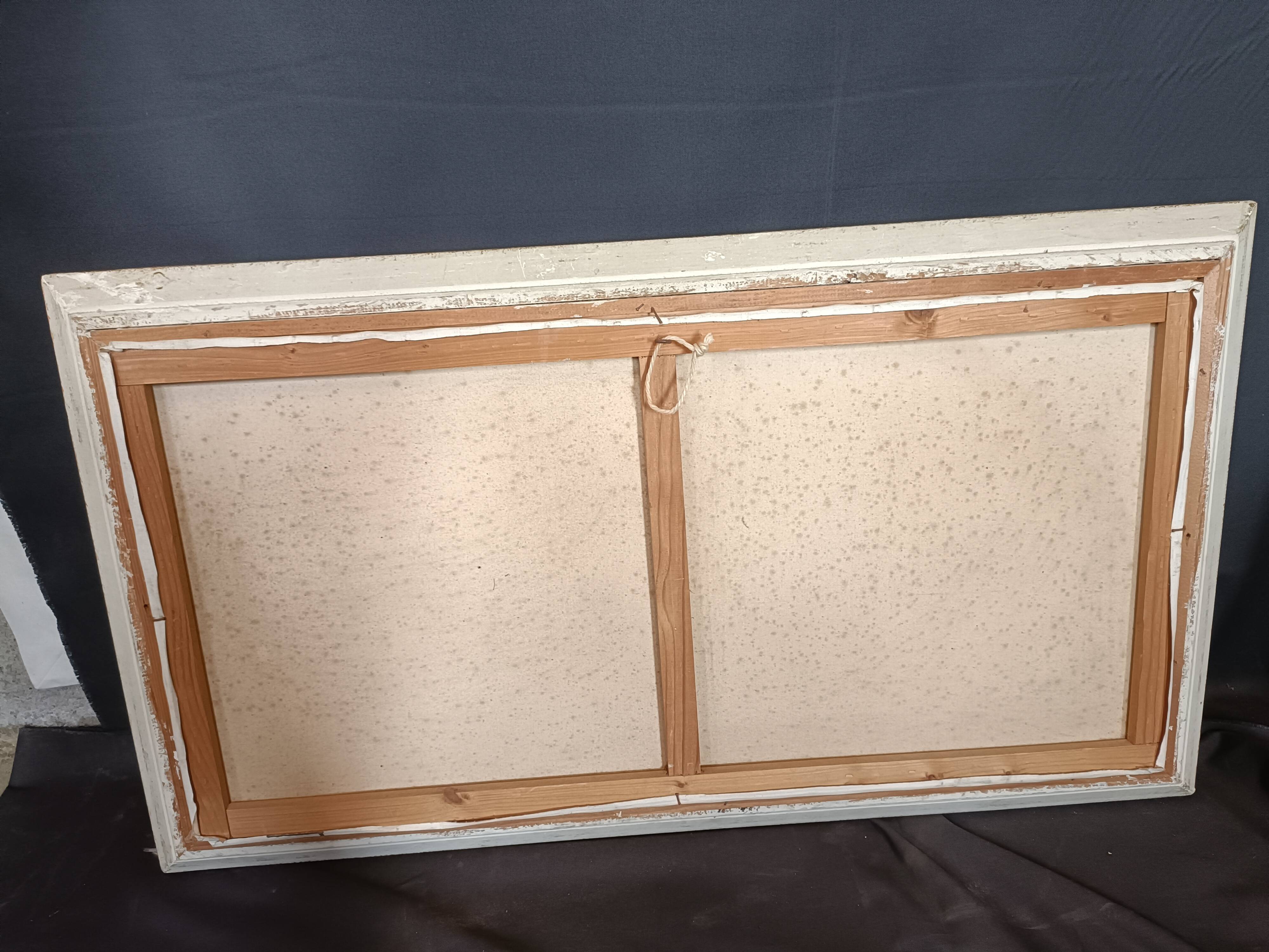 Oil on canvas painting "red poppies" signed