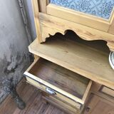 Buffet two bodies in raw pine