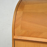 Secretary rounded in blond wood 1960