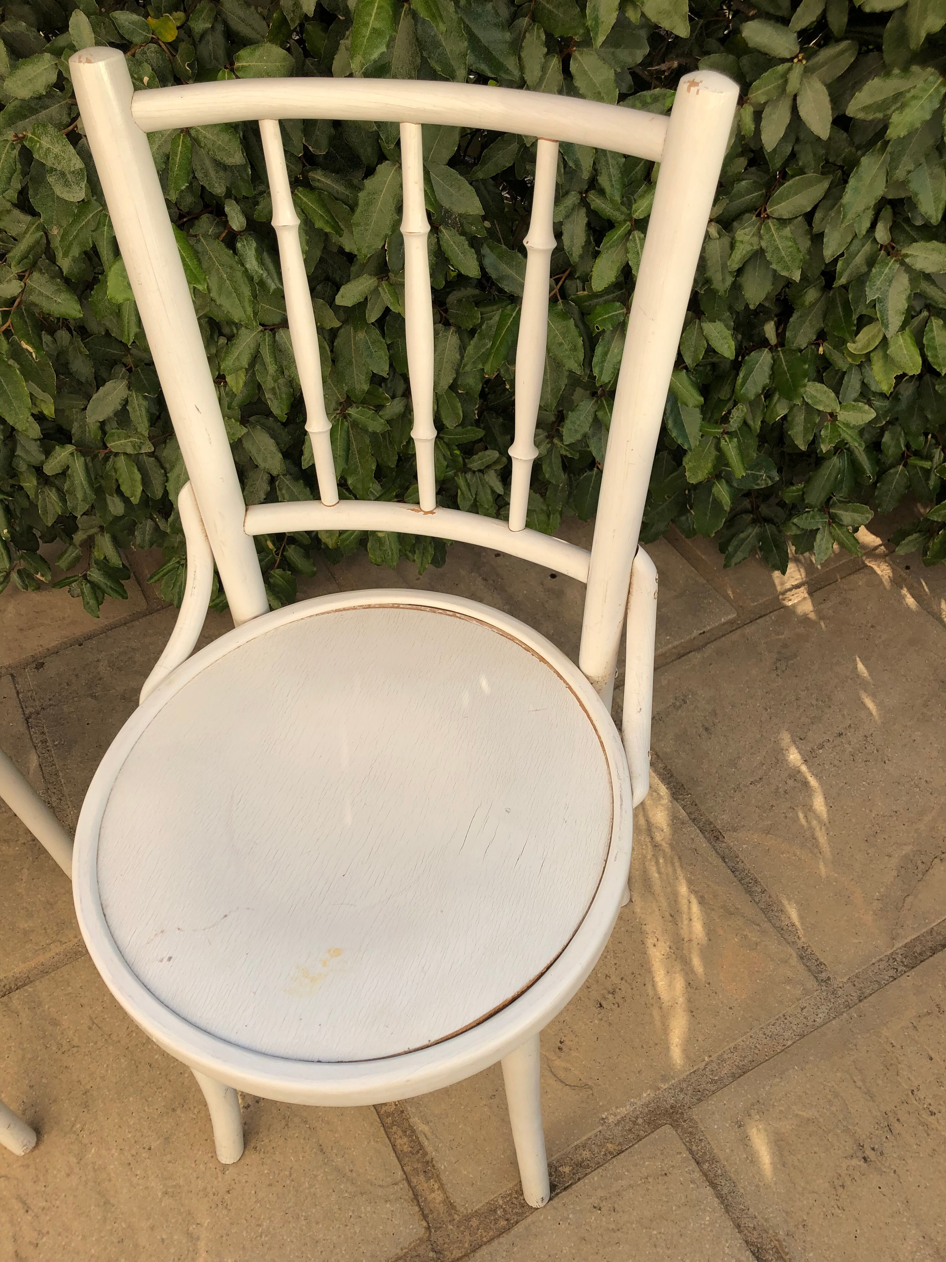 Vintage bistro chairs