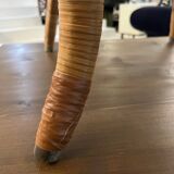 Paire de chaises en rotin Peacock