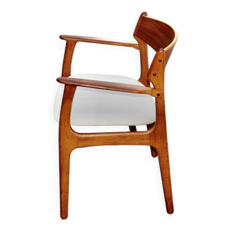 Fauteuil de bureau vintage par eric buch pour od mobler danemark 1960