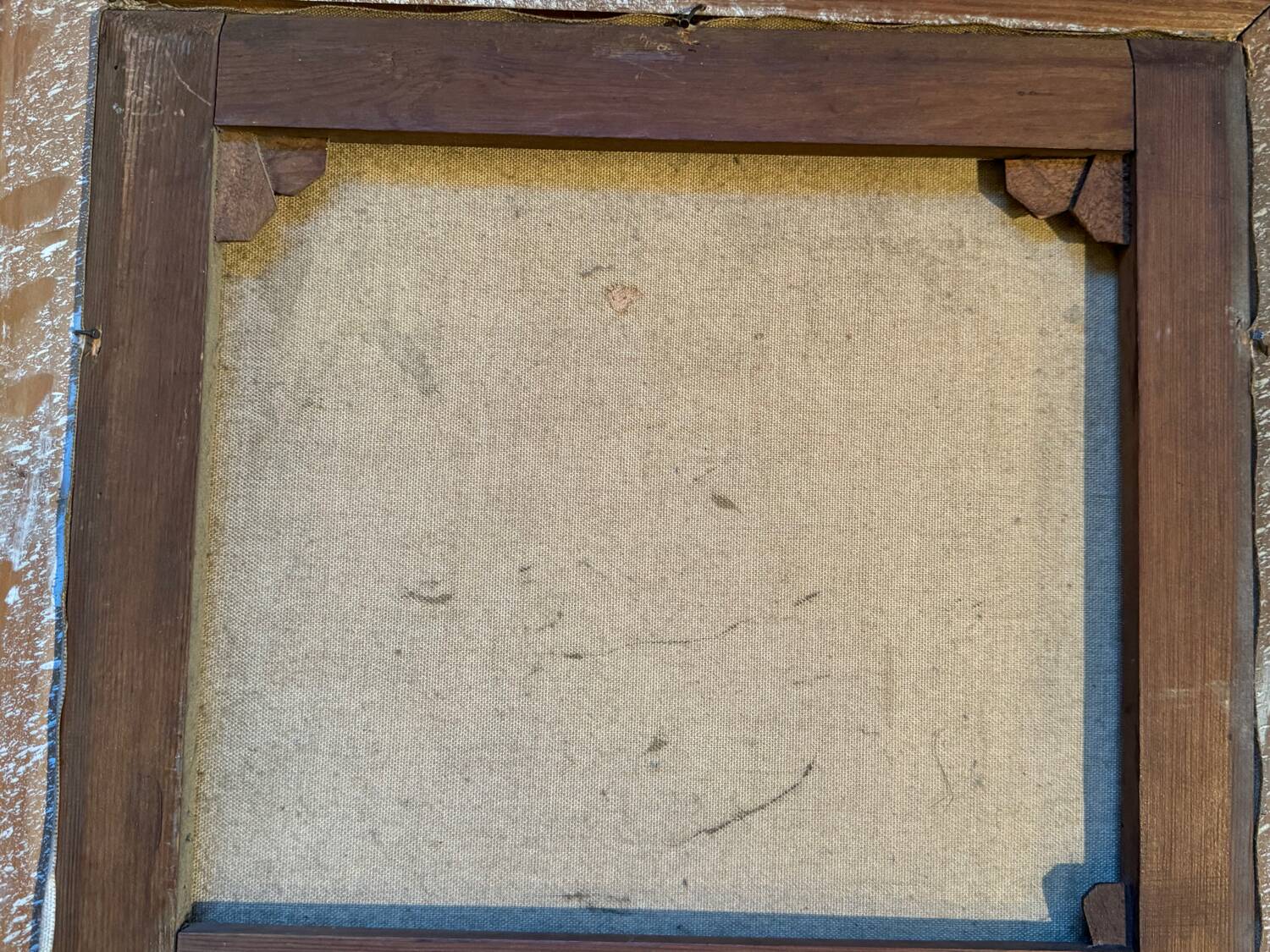 Old painting, Still life or roses and fruits, early 20th century