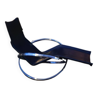 Rocking chair Roger Lecal 1970