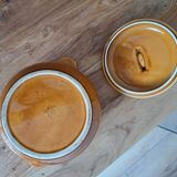 Soupière vintage ocre