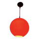Suspension in red opaline, 1970s