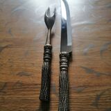 Service to cut silver-plated metal cartisane