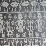 Old illustrative plate funerary fabric of the Dutch East Indies