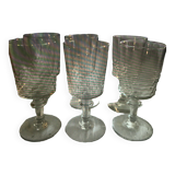 Selency x Monoprix Croisé Laroche stemware