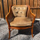 Fauteuil club chippendale giorgetti et faux bambou