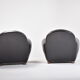 Pair of leather club chairs