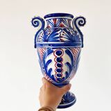 Large ceramic amphora vase Spain 1960