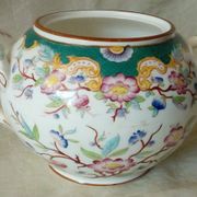 Sarreguemines earthenware sugar bowl minton decor model 5/215