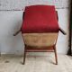Fauteuil lounge Tatra vintage mi-siècle en bois cintré tchèque
