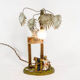 Antique lamp| Vienna Bronze - Franz Bergmann | style | Arab Oriental Landscape 30s