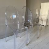 Victoria Ghost chairs, by Philippe Stark for Kartell