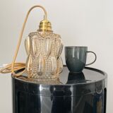 Vintage amber glass walker