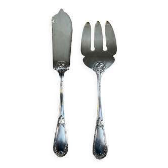 Sfam silver metal fish cutlery