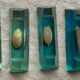 Shell-inclusion resin knife rest 1950