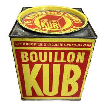 Old sheet metal box Bouillon KUB