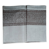 Damask linen tablecloth