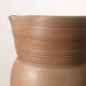 Set of 3 matte stoneware jugs
