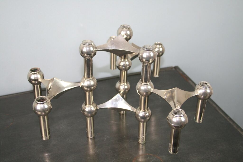 5 modular candle holders nagel 1970
