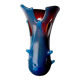 Sommerso vase by seguso in two-tone murano glass, Italy, 1970