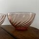 Vintage lot de deux bols Arcoroc rosaline