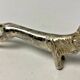 6 Vintage Silver Metal Knife Rests - Elegant Fox Design