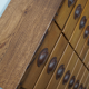 German apothecary's cabinet in oak mid-twentieth century