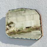 Rectangular beveled mirror - "biscuit"