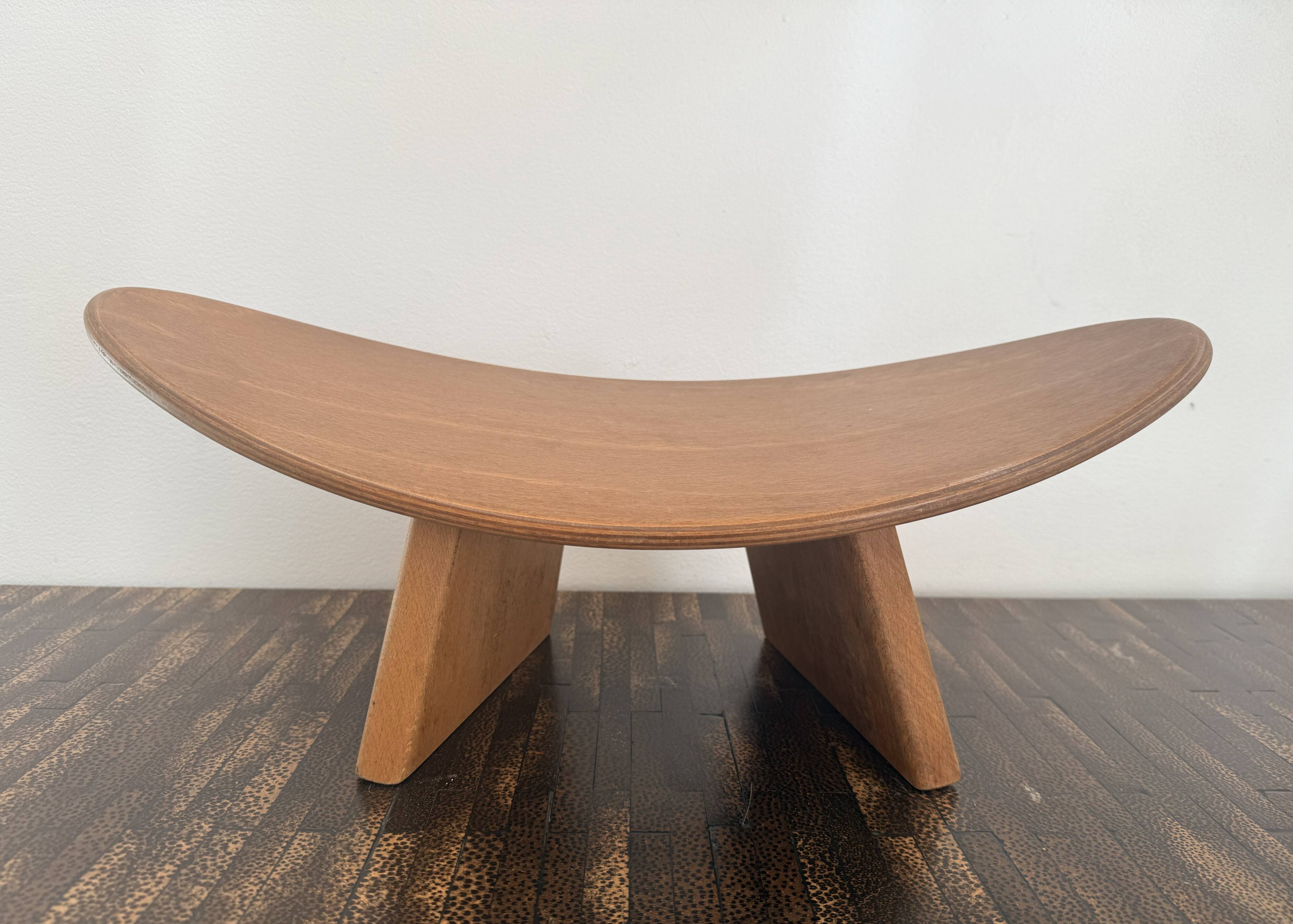Set of 3 Shoggi meditation stools by Alain Gaubert, 1980s.