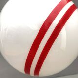 Hanging Pendant Lamp with Round Glass Shade