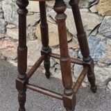 Antique bar wooden stool