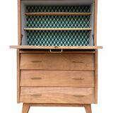 Secretary dresser vintage compass feet 1950