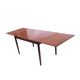 Scandinavian vintage extendable dining table