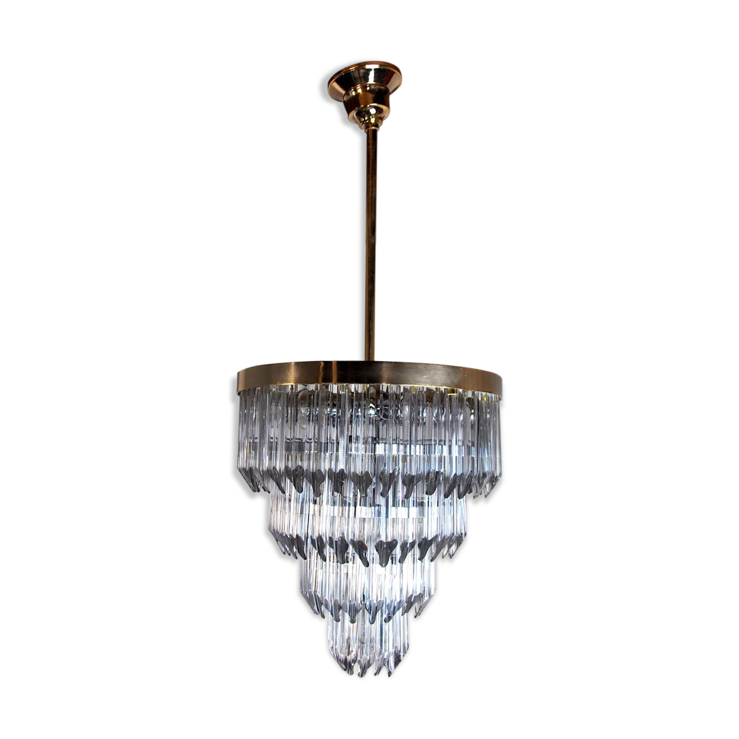 Venini chandelier, 4 levels, Murano glass, Italy, 1970