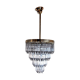 Venini chandelier, 4 levels, Murano glass, Italy, 1970