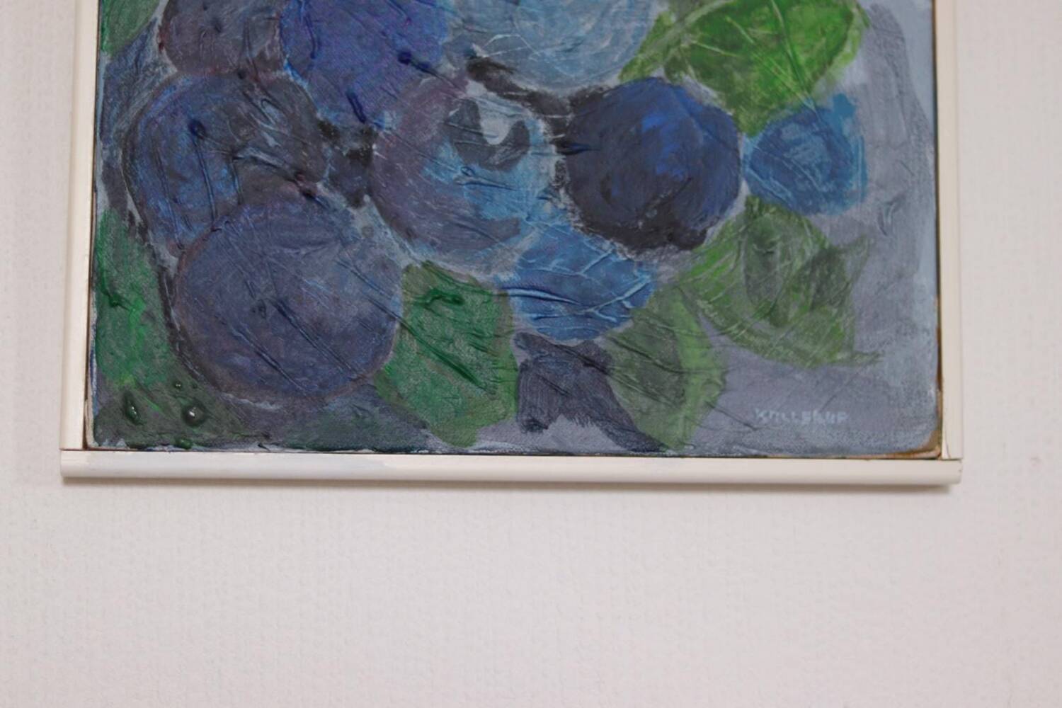 Swedish Oil on Canvas – “Blue Berries” by Martin Kallerup