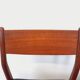 Set of 6 vintage Scandinavian Fristho Franeker chairs in teak and skai from the 60s