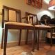 Paires de fauteuils de salon heldense acajou circa 1950